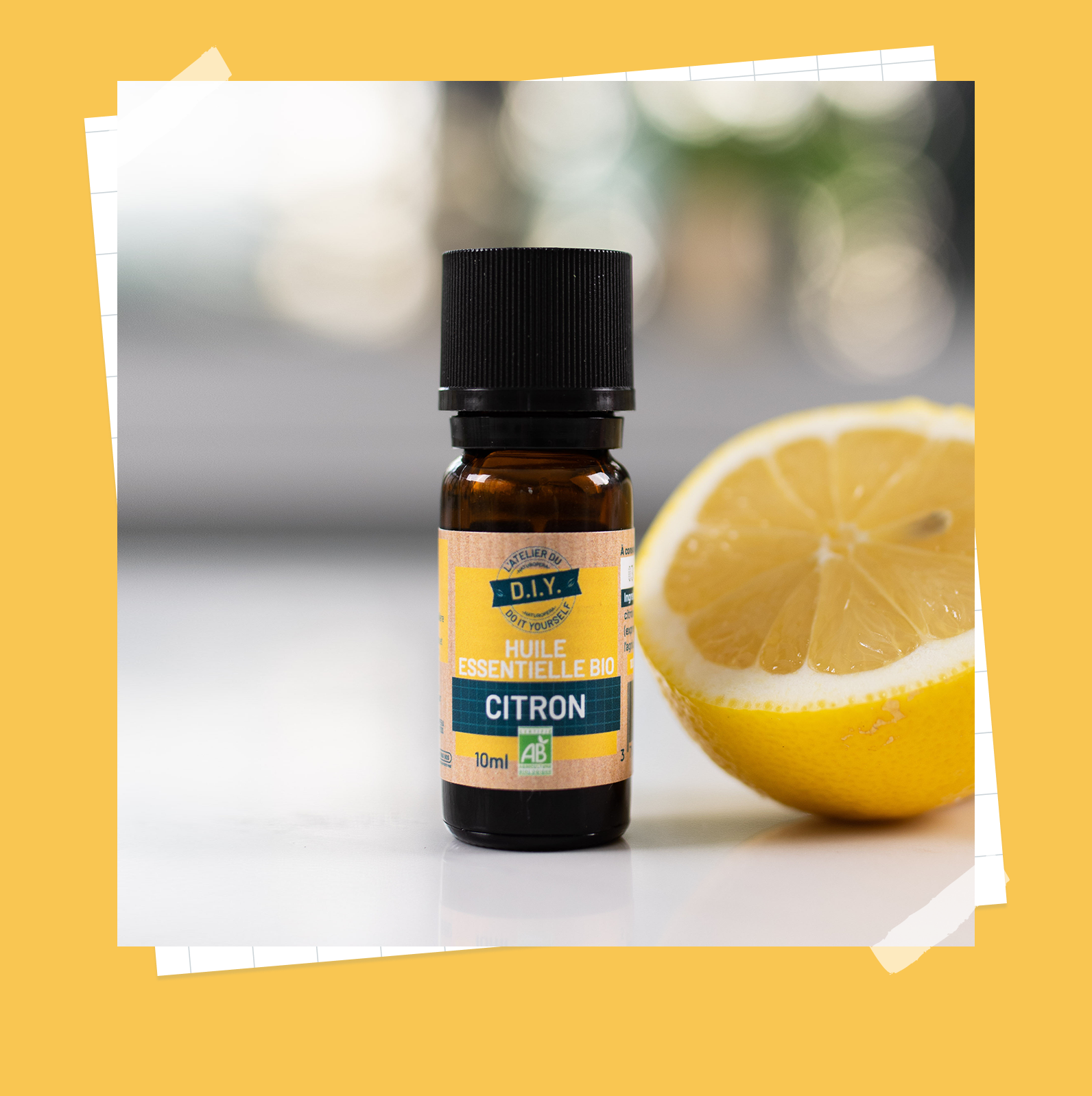 Huile Essentielle Citron Bio pour DIY - 100% Naturelle| Atelier DIY